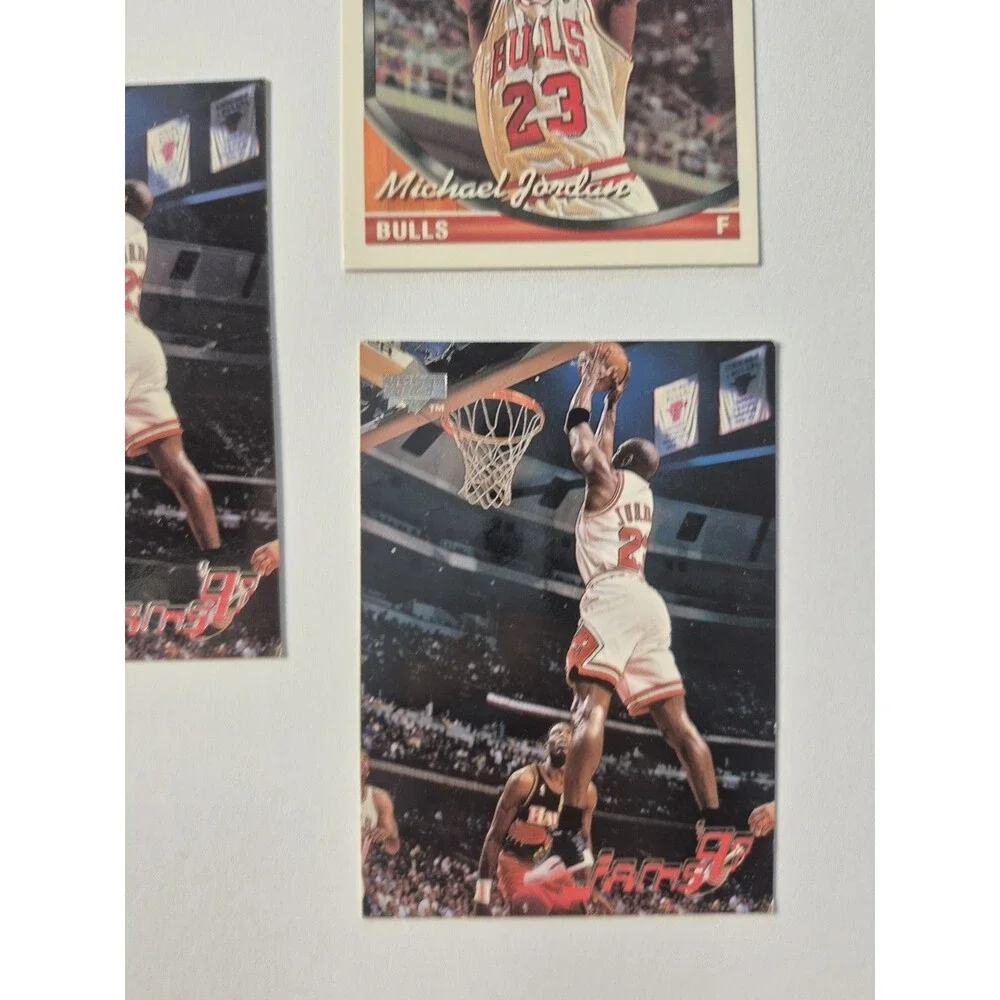 Michael Jordan Card Lot of 3 Upper Deck Topps Chicago Bulls NBA HOF 1992 1996